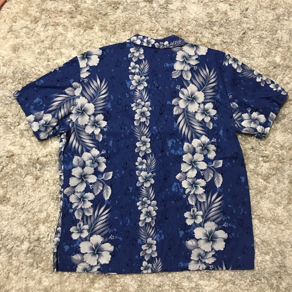 Vintage Milson by Ky’s blue Hawaiian short sleeve shirt - Picture 4 of 6
